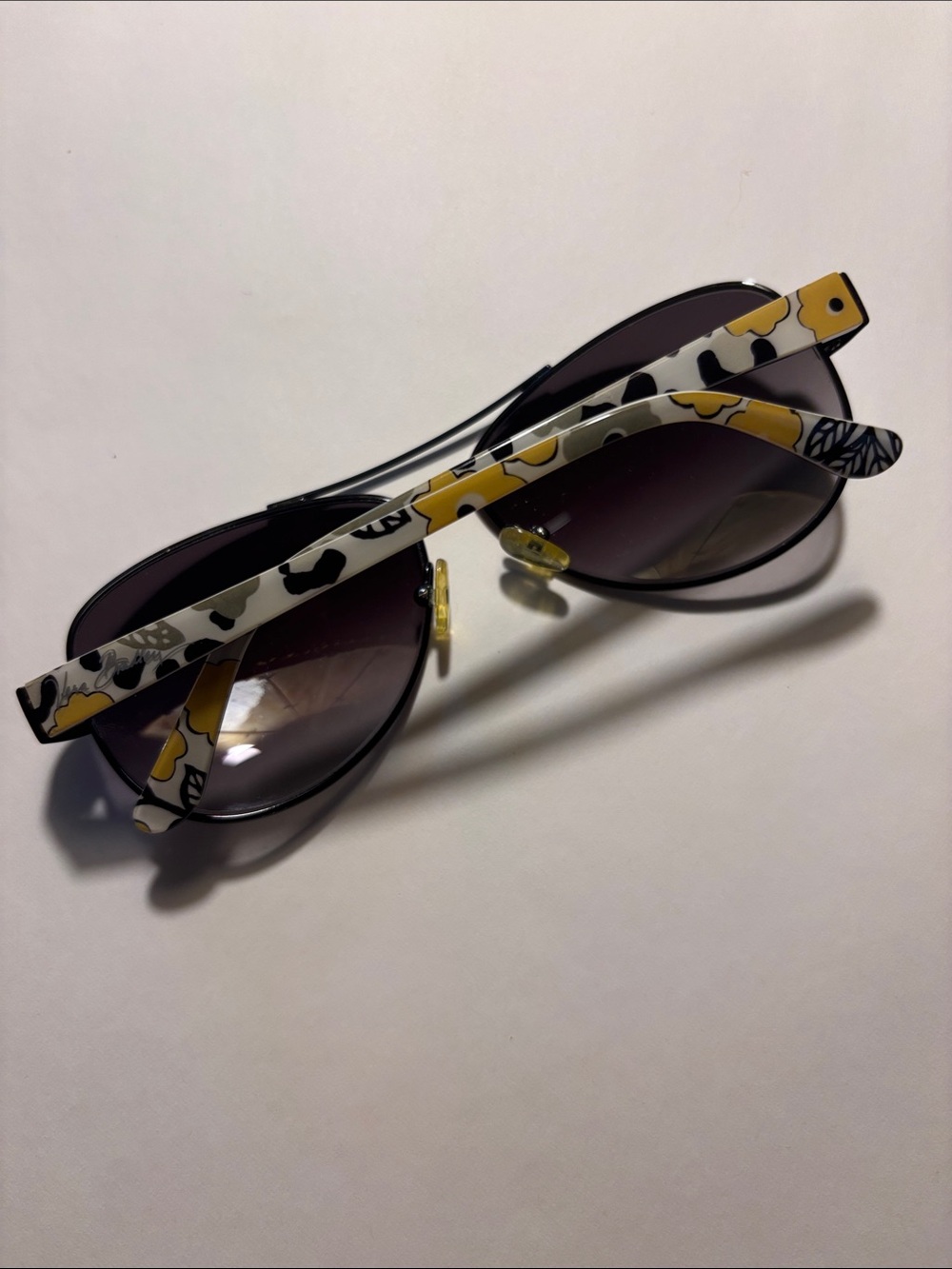 Vera Bradley Aviator-Style Black Sunglasses with Polarized Lenses - Picture 3 of 6